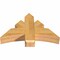 Ekena Millwork Davenport Rough Sawn Timber Gable Bracket, Western Red Cedar, 36"W x 23"H x 6"D x 6"F, 15/12 Pitch GBW036X23X0606DAV00RWR - alternate 4
